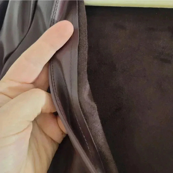 Faux leather mini dress - Picture 5 of 10